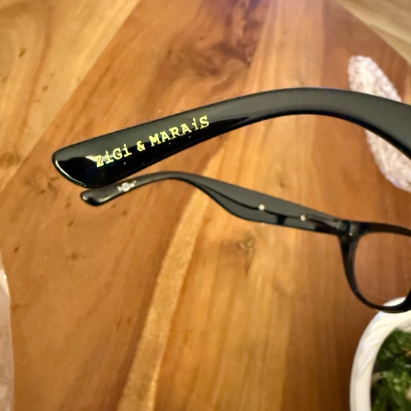 Zigi & Marais Anita Rhinestone Retro Blue Light Blocker Eye Glasses New - Picture 7 of 9